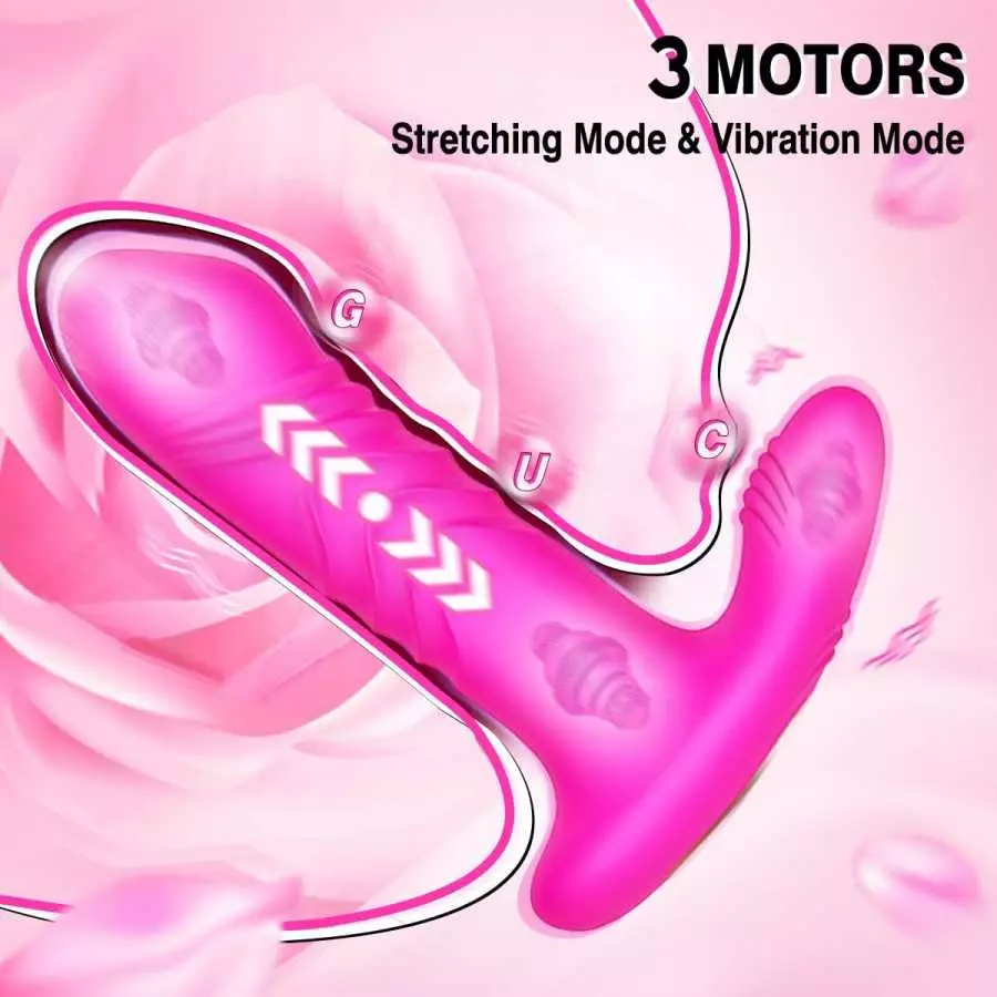 Wearable Panty Vibrator with App & Remote Control Butterfly Vibrator for Women Pleasure,Rechargeable Clitoral G Spot Stimulator 