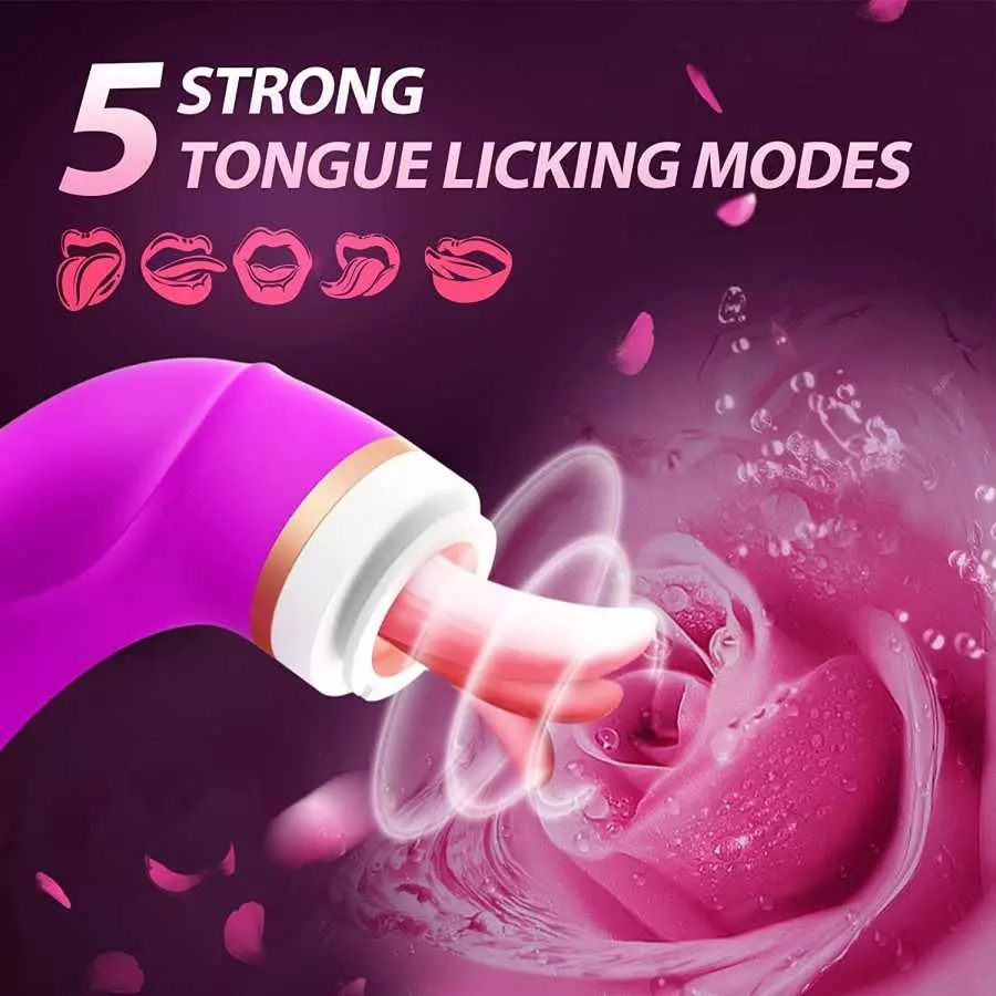 Vibrators Sex Toys for Women- Adult Toys G Spot Vibrator Clitoral Sucking Licking Vibrator with 8 Suction & 10 Tail Vibration & 