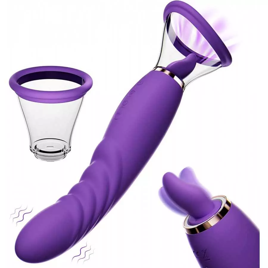 Kstasn Clitoral Licking SuctionToy G spot Vibrator - Tongue Oral Vibrating Adult Sex Toys for Women Pleasure with a Suction Cup Kstasn Clitoral Licking SuctionToy G spot Vibrator - Tongue Oral Vibrating Adult Sex Toys for Women Pleasure with a Suction Cup