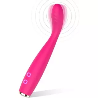 Adorime Rose Vibrator, High-Frequency G Spot Clitoris Vibrator with 5 Speeds & 10 Modes Powerful Clitoral Stimulator, Vibrating 