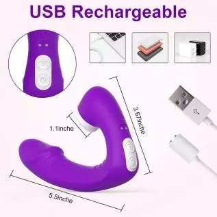 Adorime Vibrating G-spot Clitoris Licking Vibrator - Realistic Dildo Clitoral Vaginal Stimulator Adult Toys with 3 Licking & 9 V Adorime Vibrating G-spot Clitoris Licking Vibrator - Realistic Dildo Clitoral Vaginal Stimulator Adult Toys with 3 Licking & 9 V