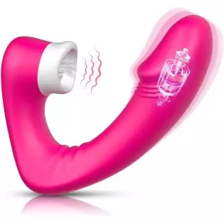 Adorime Vibrating G-spot Clitoris Licking Vibrator - Realistic Dildo Clitoral Vaginal Stimulator Adult Toys with 3 Licking & 9 V Adorime Vibrating G-spot Clitoris Licking Vibrator - Realistic Dildo Clitoral Vaginal Stimulator Adult Toys with 3 Licking & 9 V