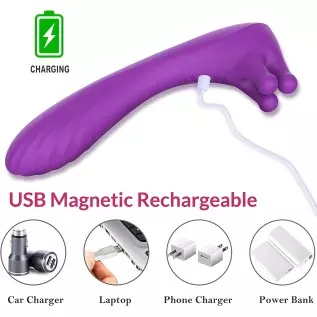 Clitoral Vibrator with Trio of Fondling Nubs - BOMBEX John, G Spot Vibrator with Innovative Gyrating Clitorals Stimulator, 9 Ple Clitoral Vibrator with Trio of Fondling Nubs - BOMBEX John, G Spot Vibrator with Innovative Gyrating Clitorals Stimulator, 9 Ple