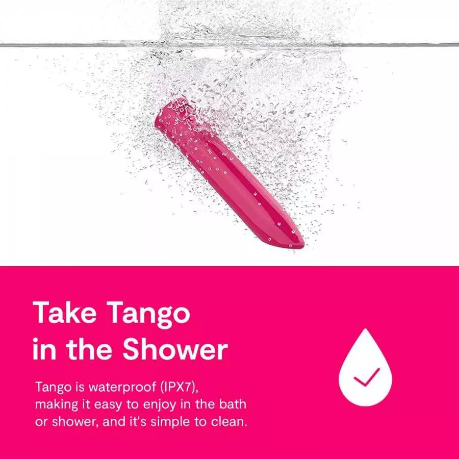 We-Vibe Tango Bullet Vibrator for Women - Vibrating Sex Toy for Her - Mini Clitoral Stimulator Massager with 8 Vibration Modes -