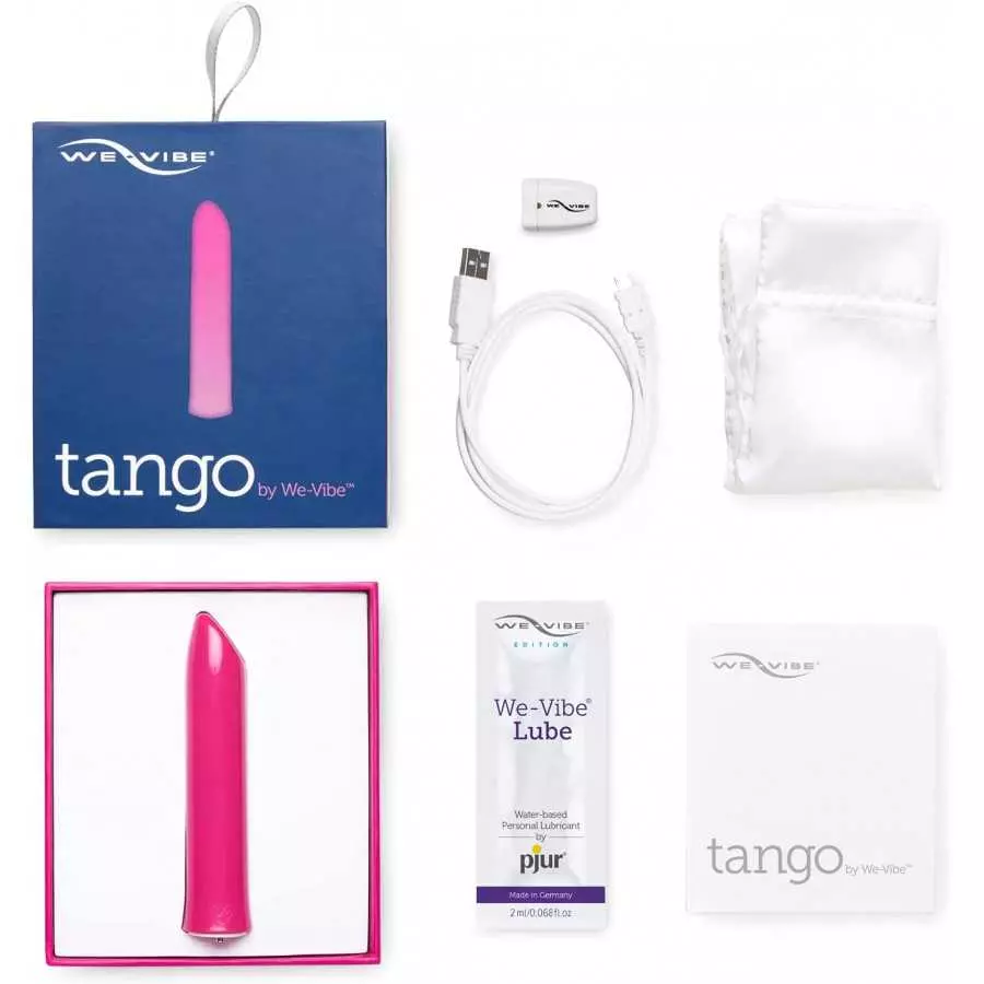 We-Vibe Tango Bullet Vibrator for Women - Vibrating Sex Toy for Her - Mini Clitoral Stimulator Massager with 8 Vibration Modes -