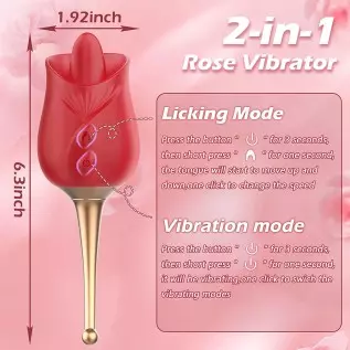 Rose Sex Stimulator for Women, EVYLEEN Rose Toy with 10 Thrusting & Vibration Modes, Rose Toy Vibrator for Women with Thrusting Rose Sex Stimulator for Women, EVYLEEN Rose Toy with 10 Thrusting & Vibration Modes, Rose Toy Vibrator for Women with Thrusting