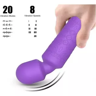 FORESTLANG Rechargeable Personal Massager - 20 Patterns & 8 Speeds, Vibrator for Her Pleasure, Quiet & Small Vibrator(Pink) FORESTLANG Rechargeable Personal Massager - 20 Patterns & 8 Speeds, Vibrator for Her Pleasure, Quiet & Small Vibrator(Pink)