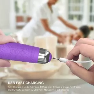 FORESTLANG Rechargeable Personal Massager - 20 Patterns & 8 Speeds, Vibrator for Her Pleasure, Quiet & Small Vibrator(Pink) FORESTLANG Rechargeable Personal Massager - 20 Patterns & 8 Speeds, Vibrator for Her Pleasure, Quiet & Small Vibrator(Pink)