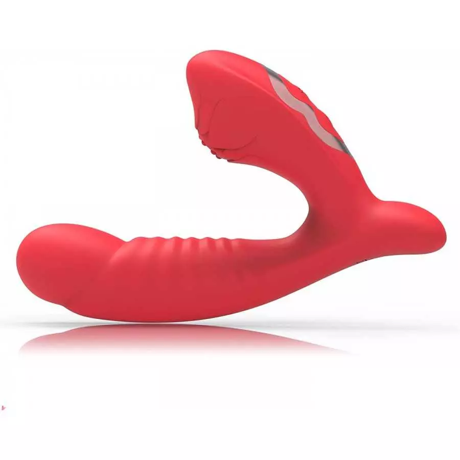 Clitoral G Spot Vibrator for Double Stimulation, Sex Stimulator for Women with 10 Powerful Vibrating Rechargeable Vagina Nipples Clitoral G Spot Vibrator for Double Stimulation, Sex Stimulator for Women with 10 Powerful Vibrating Rechargeable Vagina Nipples