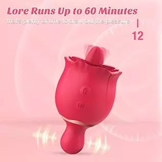 Double-Ended Rose Sex Stimulator for Women - SDYJFZ Lore, Rose Sex Toy with Imitate Real Tongue Licking, Rose Toys/Woman Sex wit Double-Ended Rose Sex Stimulator for Women - SDYJFZ Lore, Rose Sex Toy with Imitate Real Tongue Licking, Rose Toys/Woman Sex wit