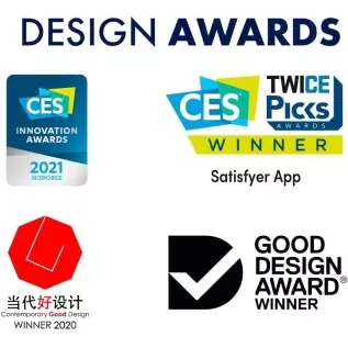 Satisfyer Curvy 2+ Air-Pulse Clitoris Stimulating Vibrator with App Control - Clitoral Sucking Pressure-Wave Technology & Vibrat Satisfyer Curvy 2+ Air-Pulse Clitoris Stimulating Vibrator with App Control - Clitoral Sucking Pressure-Wave Technology & Vibrat