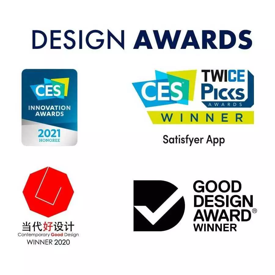 Satisfyer Curvy 2+ Air-Pulse Clitoris Stimulating Vibrator with App Control - Clitoral Sucking Pressure-Wave Technology & Vibrat