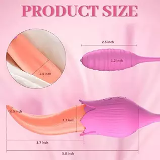 Clitoral Vibrator, Tongue Licking Sex Toy, Realistic high Simulation Tongue Blowjob Toys,2 in 1 Upgrade Sex Stimulator for Women Clitoral Vibrator, Tongue Licking Sex Toy, Realistic high Simulation Tongue Blowjob Toys,2 in 1 Upgrade Sex Stimulator for Women