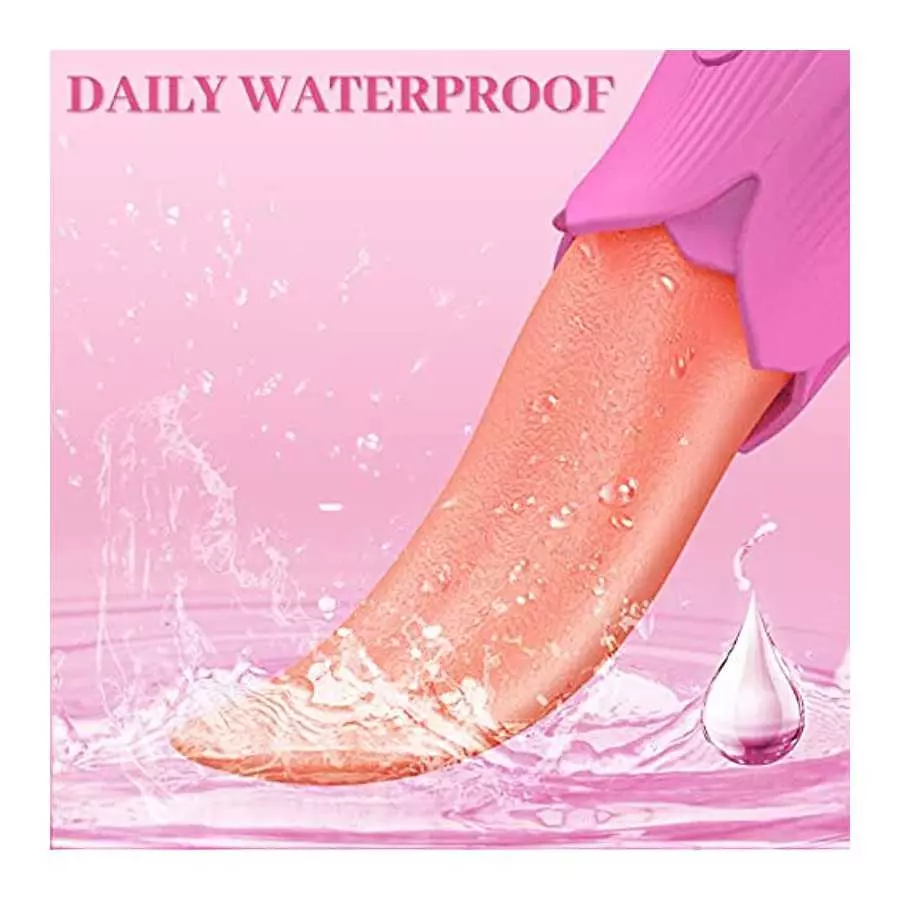 Clitoral Vibrator, Tongue Licking Sex Toy, Realistic high Simulation Tongue Blowjob Toys,2 in 1 Upgrade Sex Stimulator for Women