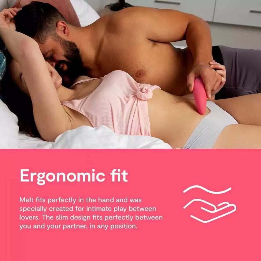 We-Vibe Melt Clitoral Sucking Vibrator Clit Massaging App Controlled Smart Toy, Midnight Blue