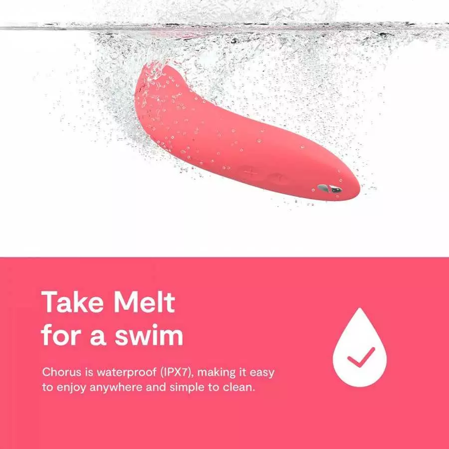 We-Vibe Melt Clitoral Sucking Vibrator Clit Massaging App Controlled Smart Toy, Midnight Blue