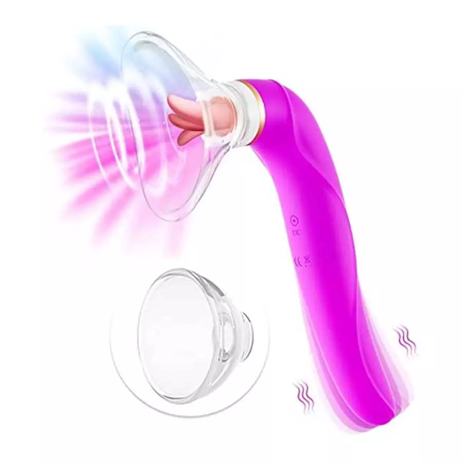 Clitoral Sucking Licking Vibrator, G Spot Tongue Vibrator with 8 Suction Modes & 10 Tail Vibration Modes & 5 Licking Modes, Sex Clitoral Sucking Licking Vibrator, G Spot Tongue Vibrator with 8 Suction Modes & 10 Tail Vibration Modes & 5 Licking Modes, Sex