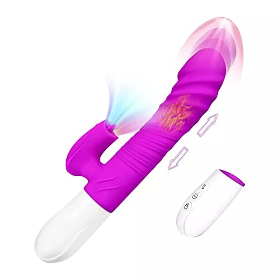 Rabbit Vibrator, Pulsating G Spot Rabbit Vibrator, 3-in-1 Pulse Combines Clitoral Licking, G-spot Stimulation Rabbit Vibrator an Rabbit Vibrator, Pulsating G Spot Rabbit Vibrator, 3-in-1 Pulse Combines Clitoral Licking, G-spot Stimulation Rabbit Vibrator an