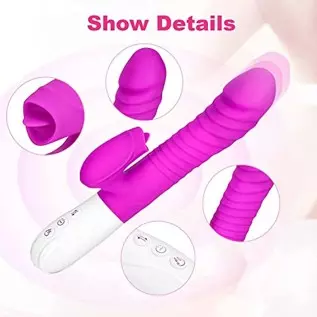 Rabbit Vibrator, Pulsating G Spot Rabbit Vibrator, 3-in-1 Pulse Combines Clitoral Licking, G-spot Stimulation Rabbit Vibrator an Rabbit Vibrator, Pulsating G Spot Rabbit Vibrator, 3-in-1 Pulse Combines Clitoral Licking, G-spot Stimulation Rabbit Vibrator an