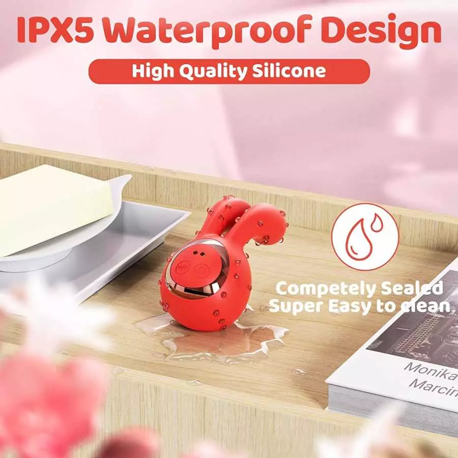 Sex Toys Rabbit Vibrator Clitoral and G Spot Sex Toys for Clit G Spot Stimulation, SUNFOME Adult Sex Toys with 5 Mode on C Spot 