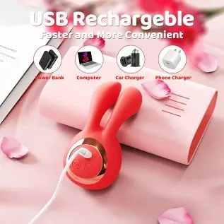 Sex Toys Rabbit Vibrator Clitoral and G Spot Sex Toys for Clit G Spot Stimulation, SUNFOME Adult Sex Toys with 5 Mode on C Spot 