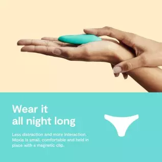 We-Vibe Moxie Panty Worn Vibrator Wearable Vibrating Clitoral Massager for Teasing Her Indoor & Outdoor Remote & Smartphone App We-Vibe Moxie Panty Worn Vibrator Wearable Vibrating Clitoral Massager for Teasing Her Indoor & Outdoor Remote & Smartphone App