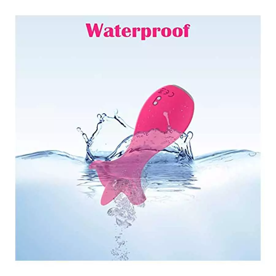 Clitoral Licking Vibrator with 10 Vibration Modes, Adorime Rechargeable Rose Toy Flower Tongue Vibrator Nipple Clitoris Vaginal 