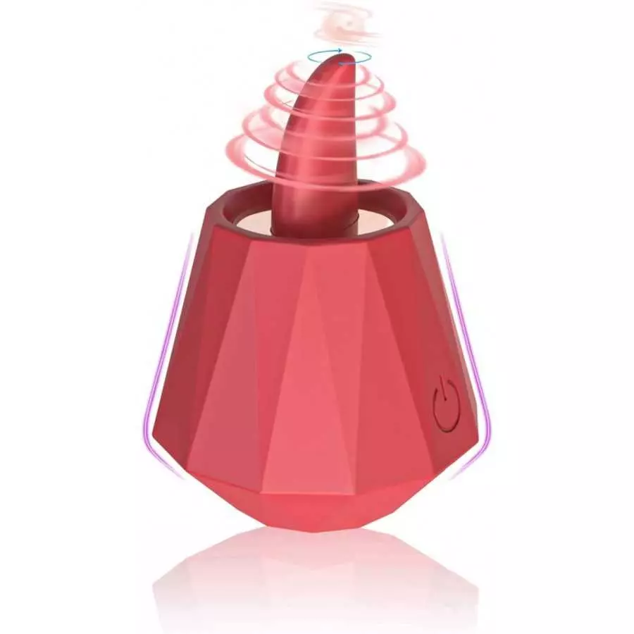 Rose Toy Clitoral Vibrator for Women,Acvioo G Spot Vibrator Liquid Silicone Tongue Precise Licking Vibrator with 5 Modes Nipple Rose Toy Clitoral Vibrator for Women,Acvioo G Spot Vibrator Liquid Silicone Tongue Precise Licking Vibrator with 5 Modes Nipple