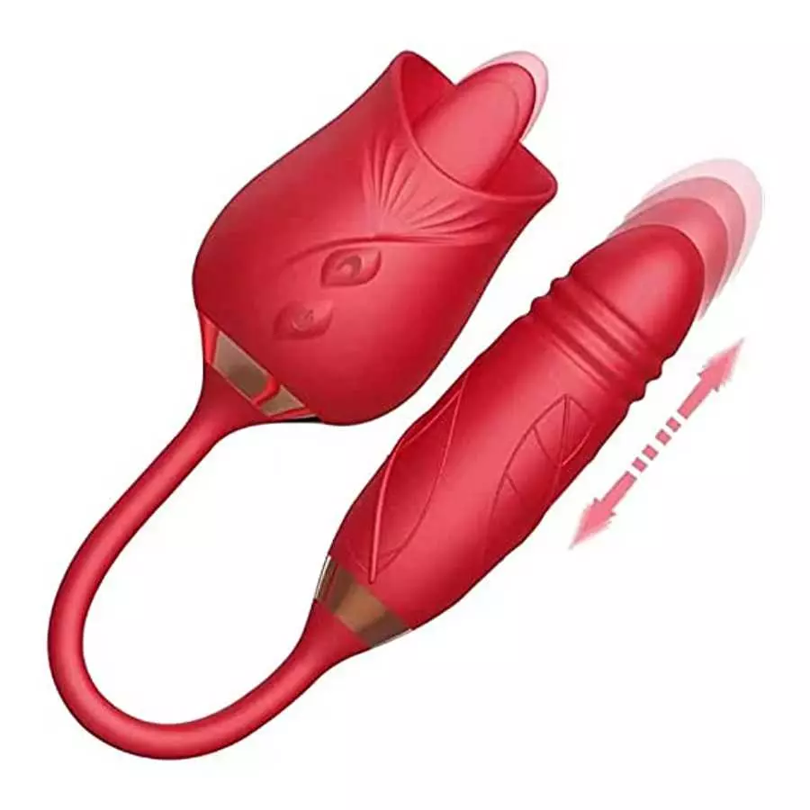 Rose Toy Vibrator with 10 Powerful Vibrations, Waterproof and Rechargeable Sex Toys for Women Sexual Pleasure Rose Toy Vibrator with 10 Powerful Vibrations, Waterproof and Rechargeable Sex Toys for Women Sexual Pleasure
