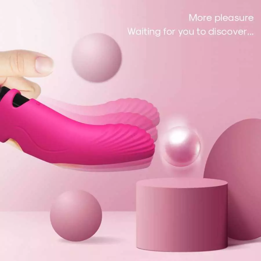 Finger Silicone Vibrator, Stimulate Women Clitoris Nipples and Anal, Magnetic USB Rechargeable Detachable Bullet Vibrator, Adult