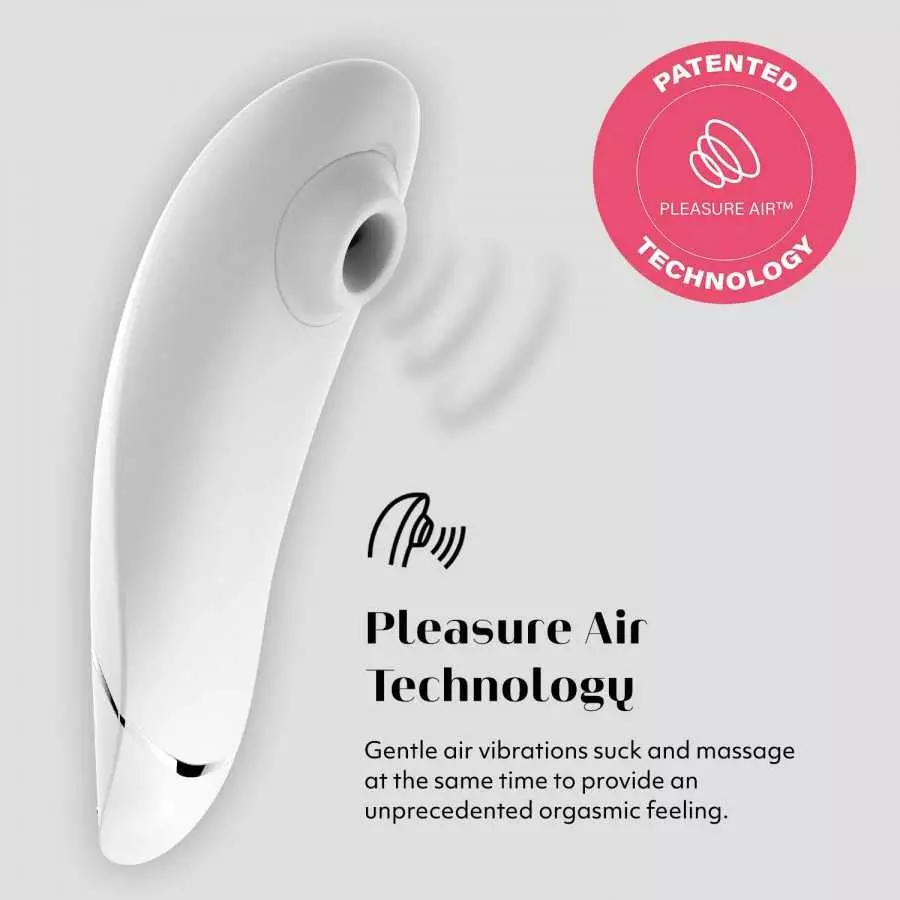 Womanizer Premium Clitoral Sucking Toy 12 Intensity Level Clitoris Suction Massager Clit Sucking Vibrator Sex Toy for Women, Whi