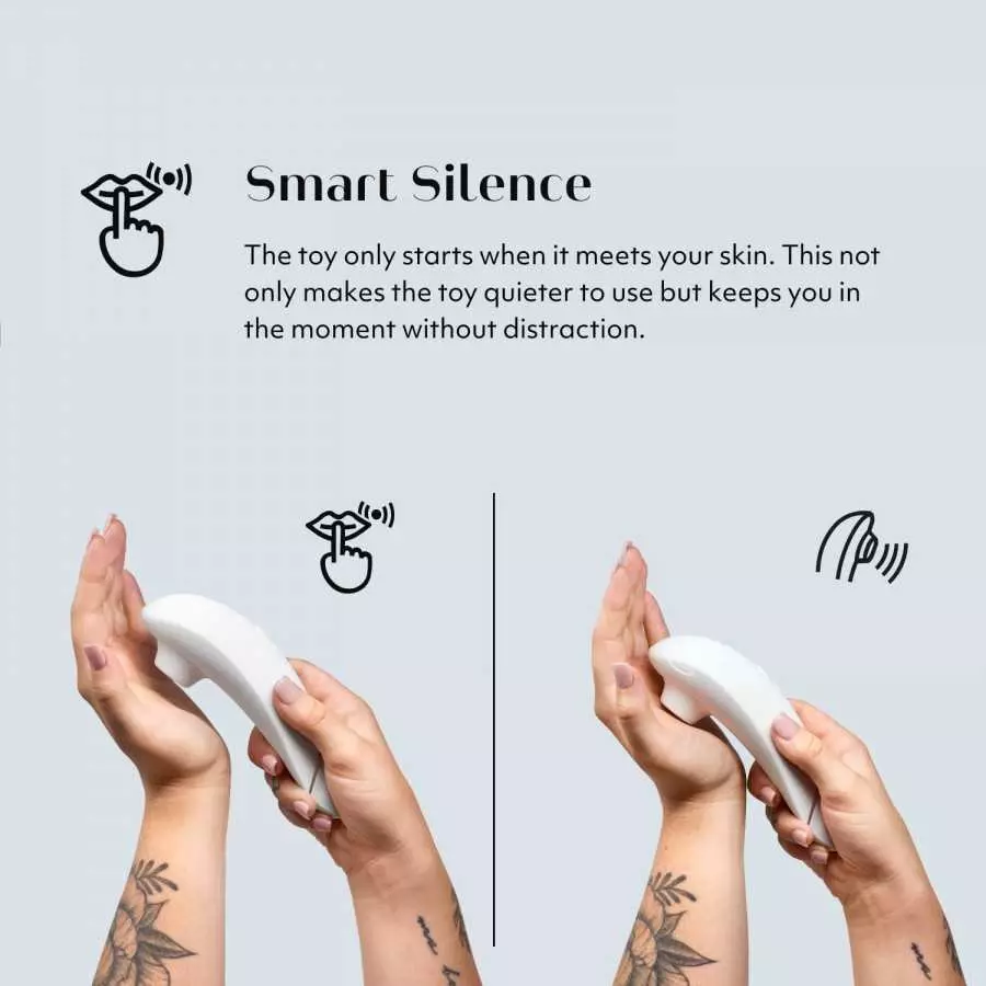 Womanizer Premium Clitoral Sucking Toy 12 Intensity Level Clitoris Suction Massager Clit Sucking Vibrator Sex Toy for Women, Whi