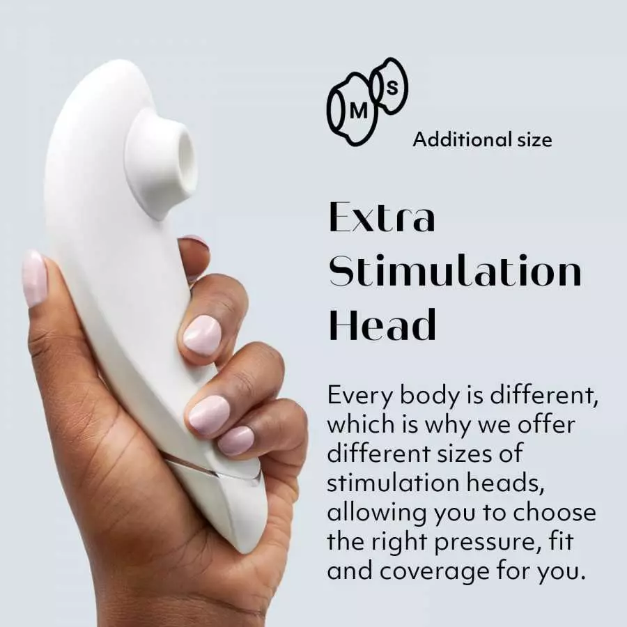 Womanizer Premium Clitoral Sucking Toy 12 Intensity Level Clitoris Suction Massager Clit Sucking Vibrator Sex Toy for Women, Whi