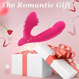 G Spot Clit Vibrator 5 Tongue Licking & 10 Vibrating Massager Modes, Rechargeable Female Sex Toys Thrusting Vibrator Dildo Clito G Spot Clit Vibrator 5 Tongue Licking & 10 Vibrating Massager Modes, Rechargeable Female Sex Toys Thrusting Vibrator Dildo Clito