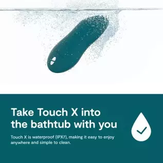 We-Vibe Touch X Mini Clitoral Vibrator Powerful Clitoris Massaging Toy Massager, Green Velvet We-Vibe Touch X Mini Clitoral Vibrator Powerful Clitoris Massaging Toy Massager, Green Velvet