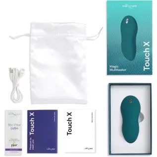 We-Vibe Touch X Mini Clitoral Vibrator Powerful Clitoris Massaging Toy Massager, Green Velvet We-Vibe Touch X Mini Clitoral Vibrator Powerful Clitoris Massaging Toy Massager, Green Velvet