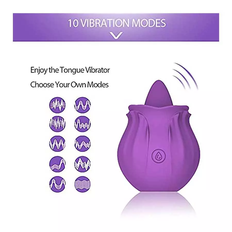 Feelingirl G spot Vibrator Clitoral Tongue Vibrator, Mini Vibrator for Clit Stimulator-Sex Toy for Women& Couples USB Magnetic R
