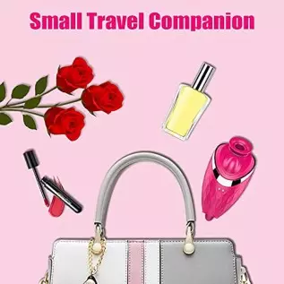 CESTRUEA Rose Vibrator, Clitorial Stimulator, 2 in 1 Licking & Vibrating Nipples Clitoral vibrator with 10 modes for Quick Orgas CESTRUEA Rose Vibrator, Clitorial Stimulator, 2 in 1 Licking & Vibrating Nipples Clitoral vibrator with 10 modes for Quick Orgas