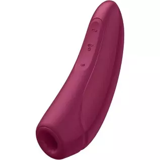 Satisfyer Curvy 1+ Air-Pulse Clitoris Stimulating Vibrator with App Control - Clitoral Sucking Pressure-Wave Technology & Vibrat