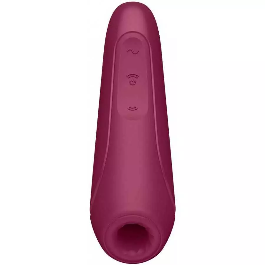 Satisfyer Curvy 1+ Air-Pulse Clitoris Stimulating Vibrator with App Control - Clitoral Sucking Pressure-Wave Technology & Vibrat