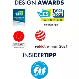 Satisfyer Curvy 1+ Air-Pulse Clitoris Stimulating Vibrator with App Control - Clitoral Sucking Pressure-Wave Technology & Vibrat Satisfyer Curvy 1+ Air-Pulse Clitoris Stimulating Vibrator with App Control - Clitoral Sucking Pressure-Wave Technology & Vibrat