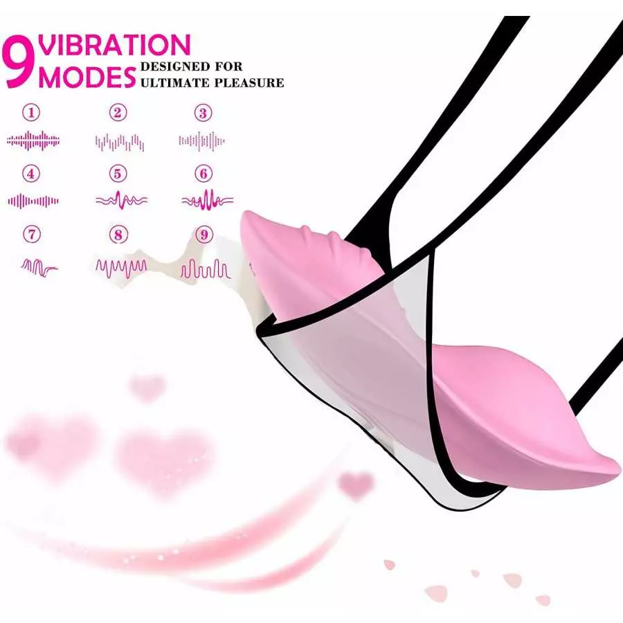 Wearable Panty Vibrator with Wireless Remote Control Vibrating Eggs,Rechargeable Butterfly Vibrators Clitorals Stimulator for Wo
