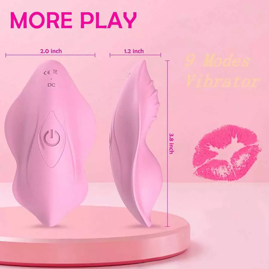 Wearable Panty Vibrator with Wireless Remote Control Vibrating Eggs,Rechargeable Butterfly Vibrators Clitorals Stimulator for Wo