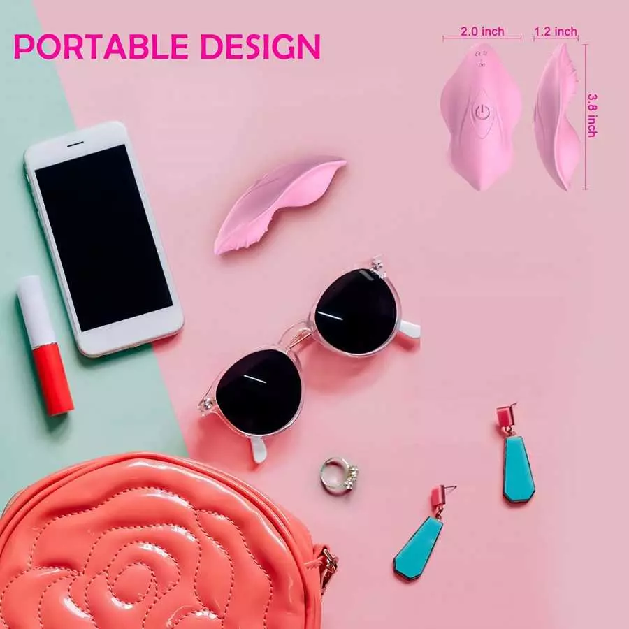 Wearable Panty Vibrator with Wireless Remote Control Vibrating Eggs,Rechargeable Butterfly Vibrators Clitorals Stimulator for Wo