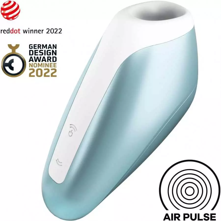 Satisfyer Love Breeze Air-Pulse Clitoris Stimulator - Non-Contact Clitoral Sucking Pressure-Wave Technology, Waterproof, Recharg