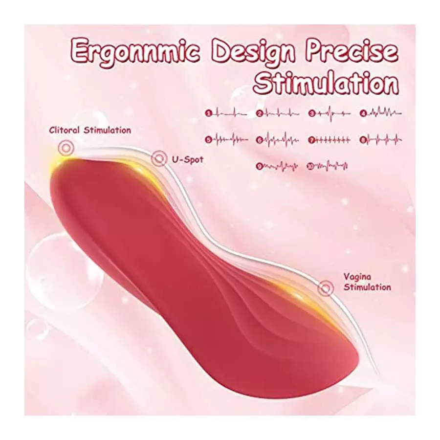 Remote Control Vibrator, G Spot Vibrator, Wearable Panty Clitoral Vibrators, USB Magnetic Charging, Butterfly Vibrator for Women