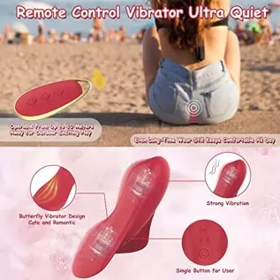 Remote Control Vibrator, G Spot Vibrator, Wearable Panty Clitoral Vibrators, USB Magnetic Charging, Butterfly Vibrator for Women Remote Control Vibrator, G Spot Vibrator, Wearable Panty Clitoral Vibrators, USB Magnetic Charging, Butterfly Vibrator for Women