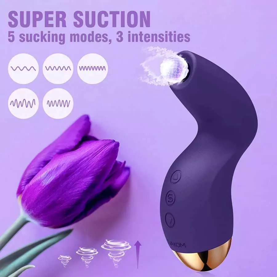 Clitoral Vibrator Sucking Sex Toy - SVAKOM Pulse Pure Nipple Clit Sucker Clitoralis Stimulator Vibrators with 5 * 3 Suction for 