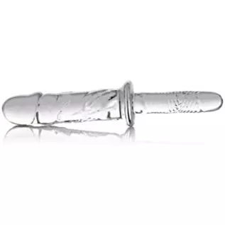 Master Series Brutus Glass Dildo Thruster