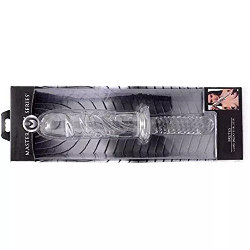 Master Series Brutus Glass Dildo Thruster